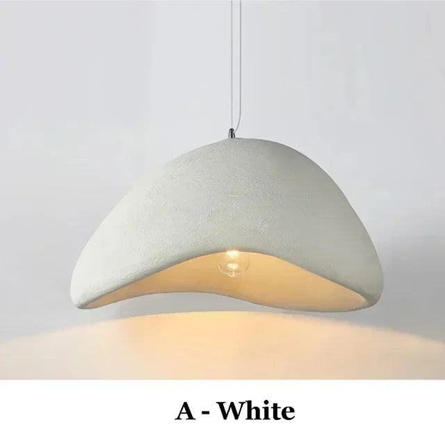 Nordic Wabi Sabi Ceiling Chandelier Modern Dining Table Pendant Lights E27 Home Decor Bedroom Living Room Loft Bar Hanging Lamps