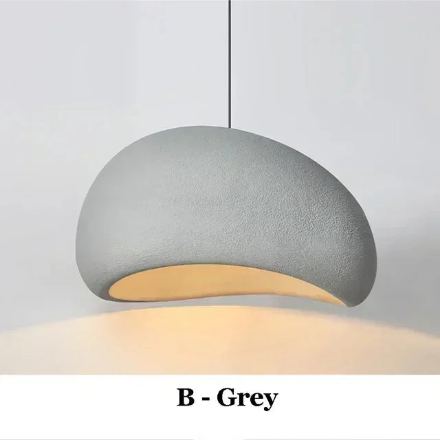 Nordic Wabi Sabi Ceiling Chandelier Modern Dining Table Pendant Lights E27 Home Decor Bedroom Living Room Loft Bar Hanging Lamps